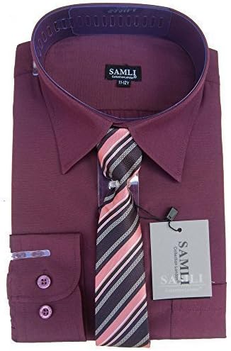 boys plum dress shirt