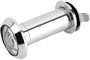 ZERODIS Door Viewer Security Peek Peephole 220 Degree Wide Angle with Heavy Duty Cover Dia 14mm
