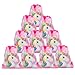 DRAGONFLYDREAMS 12 Pack Unicorn Bags Cute Drawstring Party Bag for Unicorn Party Supplies