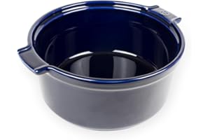 Peugeot - Appolia Soufflé Dish - Ceramic Ovenware with Handles - Blue, 8.75 x 3 inches