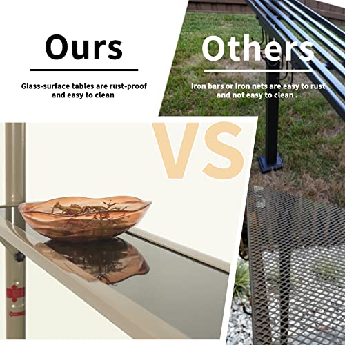 CROWN SHADES 8 x 5 Grill Gazebo Outdoor BBQ Gazebo Canopy, Assembly