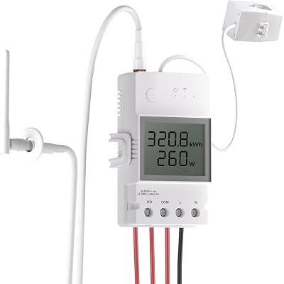 SONOFF POW Ring Smart Power Meter POWCT with LCD 100A Overload Protection