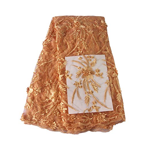Aisunne African Lace Fabrics 5 Yards Nigerian