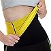 YFMAYI Slimming Waist and Abs Belt Trimmer-Cincher Girdle For Weight Loss-Thermo Sweat Neoprene Shaper,Large-FBA,Black