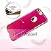 Goospery i-Jelly for Apple iPhone 7 Plus Case (2016) Slim Thin Rubber Case (Metallic HotPink) IP7P-IJEL-HPNK