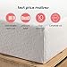 Best Price Mattress 12 Inch Cal King Mattress Bed-In-A-Box, Green Tea Memory Foam, White