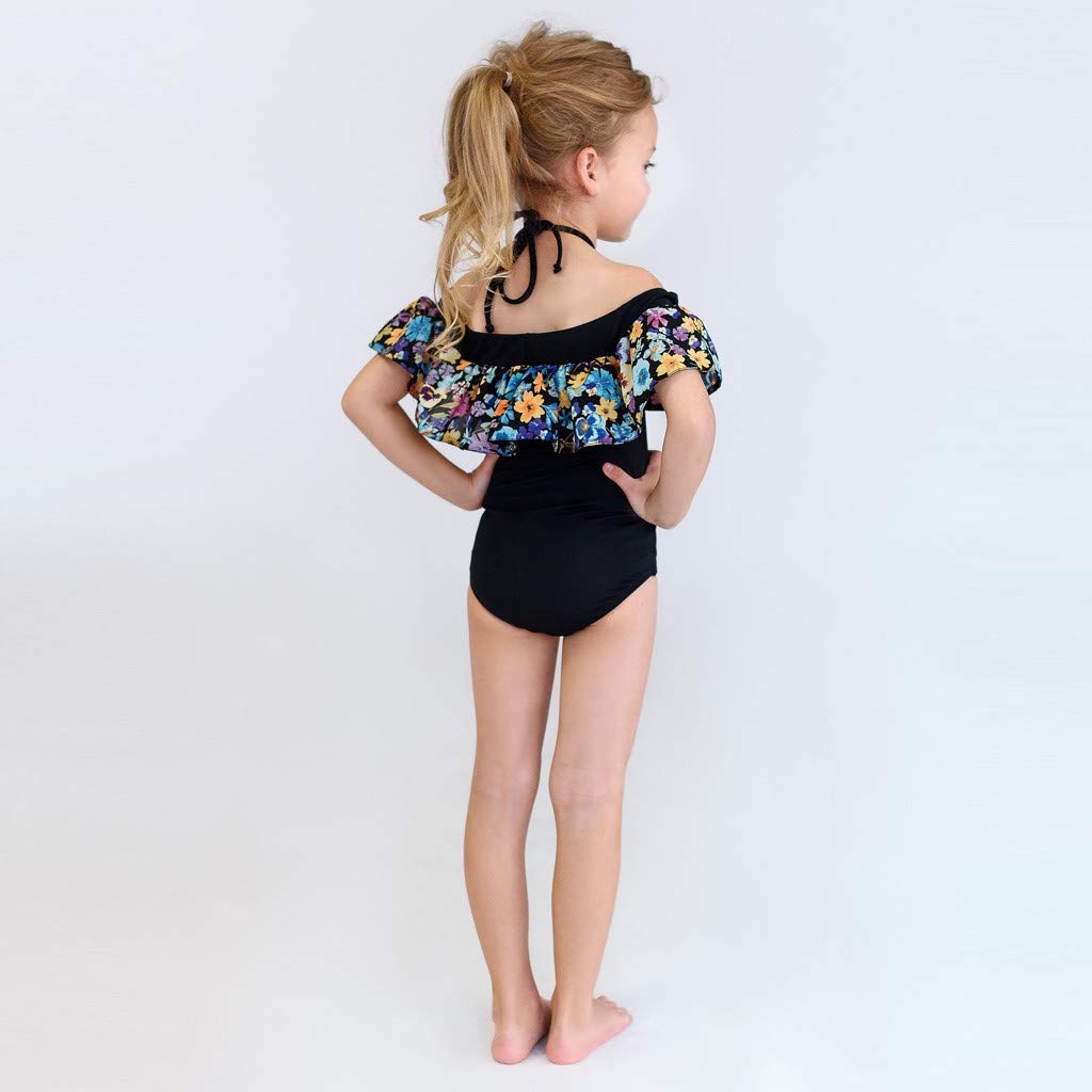 2pcs 2pcs Maillot De Bain Bebe Fille 80 6 12mois Bandeaux 6 Mois 12mois 18mois 2ans 3ans 4ans Anti Uv Bikini Bebe Lavable Couche De Bain Noir A Sechage Rapide Combinaison Bebe Maillot