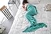 Kpblis Summer Mermaid Soft 56-Inch-by-28-Inch Blanket for Kid, Green