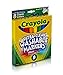 Crayola Washable Markers, Broad Point, Classic Colors, 8/Pack (58-7808)