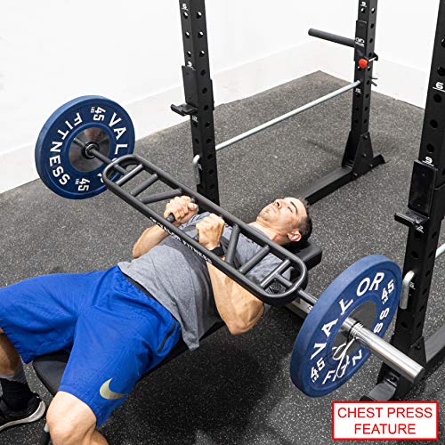 Valor Fitness OBMULTI Swiss Bar Football Barbell w/ Multi Grips for