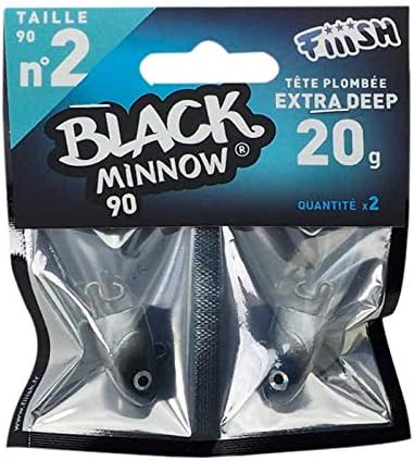 Black Minnow Fiiish N°2-2 Jig Heads Extra Deep - 20G - Blue - Bm930