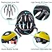 Crazy Mars Kids Bike Helmet Boys Girls Bicycle Skateboard Helmet Yellow M