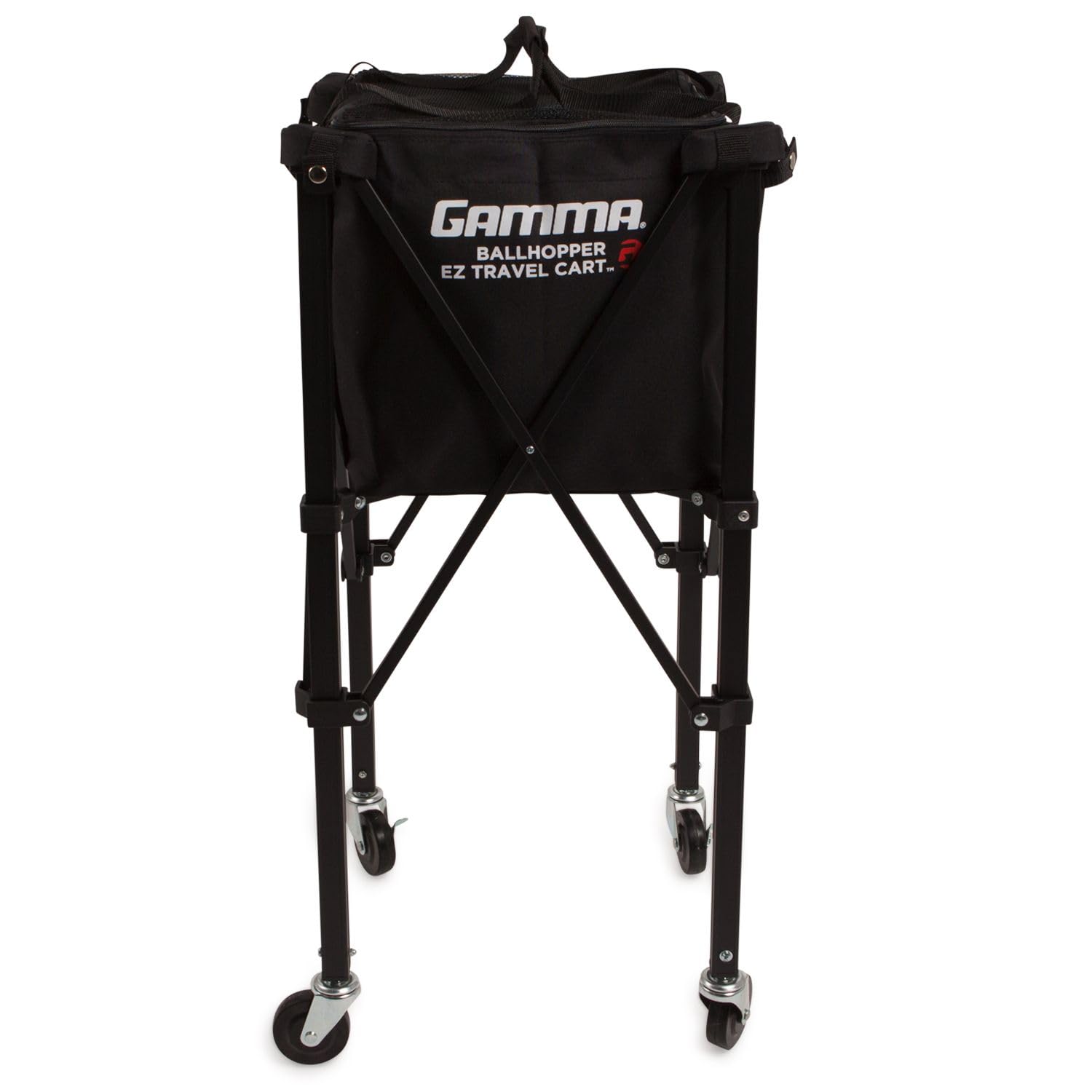 GAMMA Sports EZ Travel Cart, Tennis & Pickleball Hopper, Padel, Portable Compact Design, Sturdy Lightweight Construction, EZ Bags, 150 or 250 Capacity, Premium Carrying Case Included Image GAMMA Sports EZ Travel Cart, Tennis & Pickleball Hopper, Padel, Portable Compact Design, Sturdy Lightweight Construction, EZ Bags, 150 or 250 Capacity, Premium Carrying Case Included Image
