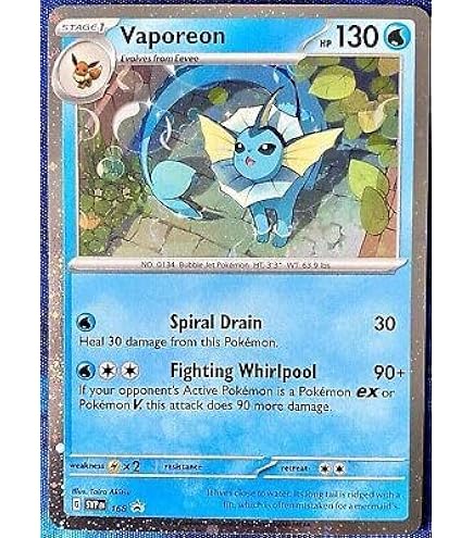 Amazon.com: Pokemon - Vaporeon (12) - Jungle