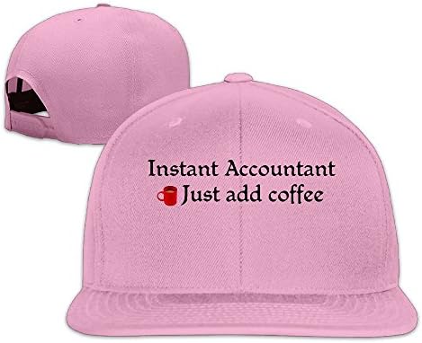 Unisex Accountant Cool Cotton Classic Plain Baseball Cap Hat Pink
