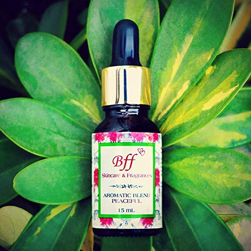 Bff Skincare & Fragrances Organic Essential Oil Blend with Neroli Essential oil and Frankincense Essential oil, for Relaxation. 15 Milliliters. 100% Natural and Certified Organic