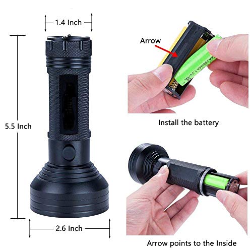 image for GLBSUNION UV Flashlight Black Light UV Lights , 68 LED 395 NM Ultravio