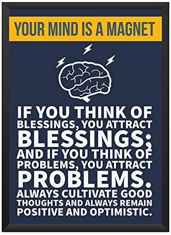 Interio Crafts Self Motivational Poster for Home and Office Wall Decoration | Inspirational Poster with Frame | A3 Size Poster (Frame Size :17.5"X12.7" Inches, Poster Size:16.5"X11.7" inches).