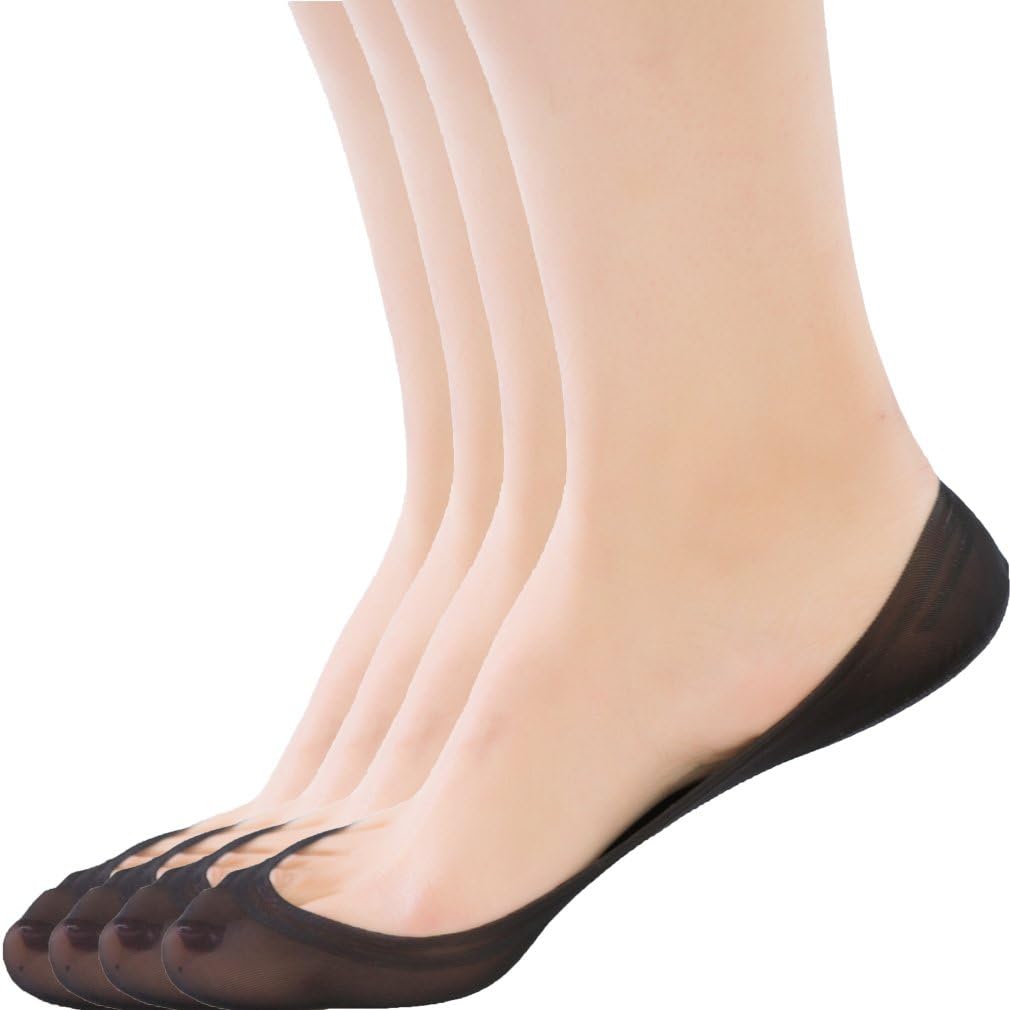 TongXG Women’s Nylon No Show Grips Liner Socks