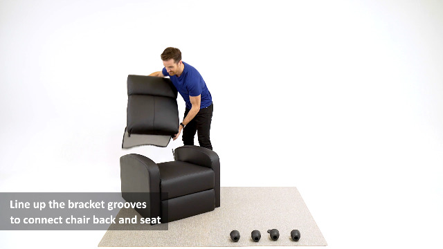 FDW-Recliner-Chair-for-Living-Room-Recliner-Sofa-Wingback-Chair-Single-Sofa-Arm-Chair-Accent-Chair-Home-Theater-Seating-Modern-Reclining-Chair-Easy-LoungeBlack