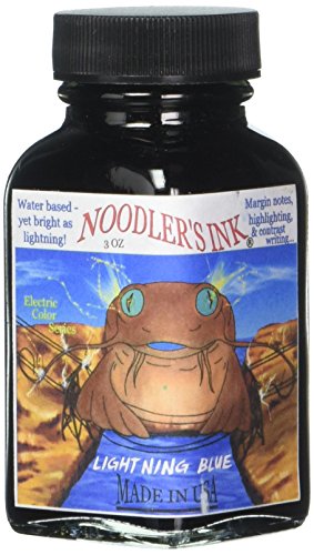 Noodlers Ink 3 Oz Highlighter Lightning Blue