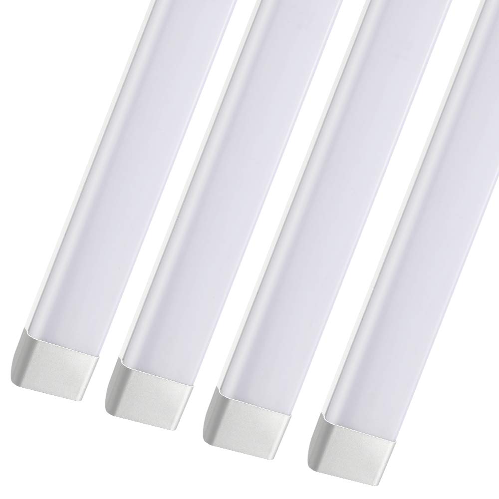 4FT LED Tube Light, 50W Integrated Batten Lights Fixture, 4500 Lumens