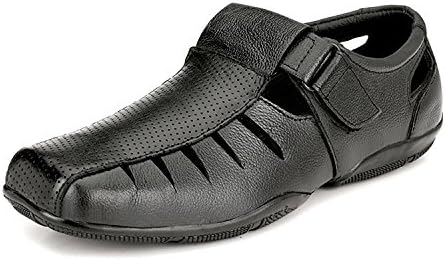 Leather Zone Men's Pure Leather Sandals