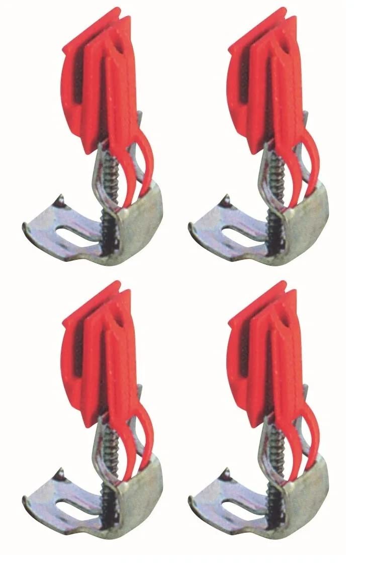 cyclingcolors 4X Sink Mounting Clamps Bracket Holder Stainless Steel Screw washbasin Clip Adjuster 30x42mm