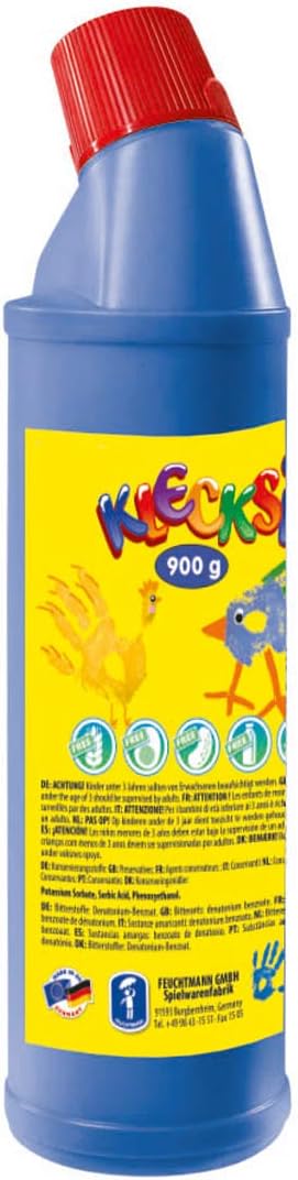 Feuchtmann Klecksi Big Bottle Finger Paint (Blue)