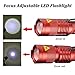 Pocketman Pack of 5, 7W 300LM 3 Modes Mini LED Flashlight Torch Tactical Lamp