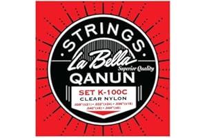 La Bella Set K-100C Clear Nylon Optimal Intonation Qanun Strings