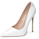 Elisabet Tang High Heels, Women Pumps Pointed Toe Stilettos 4.7 inch/12cm Sexy Heels Party Shoes