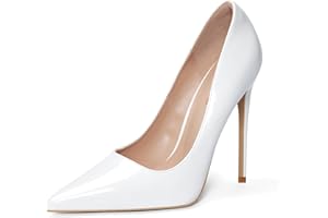 Elisabet Tang Women Pumps, Pointed Toe High Heel 4.7 inch/12cm Party Stiletto Heels Shoes