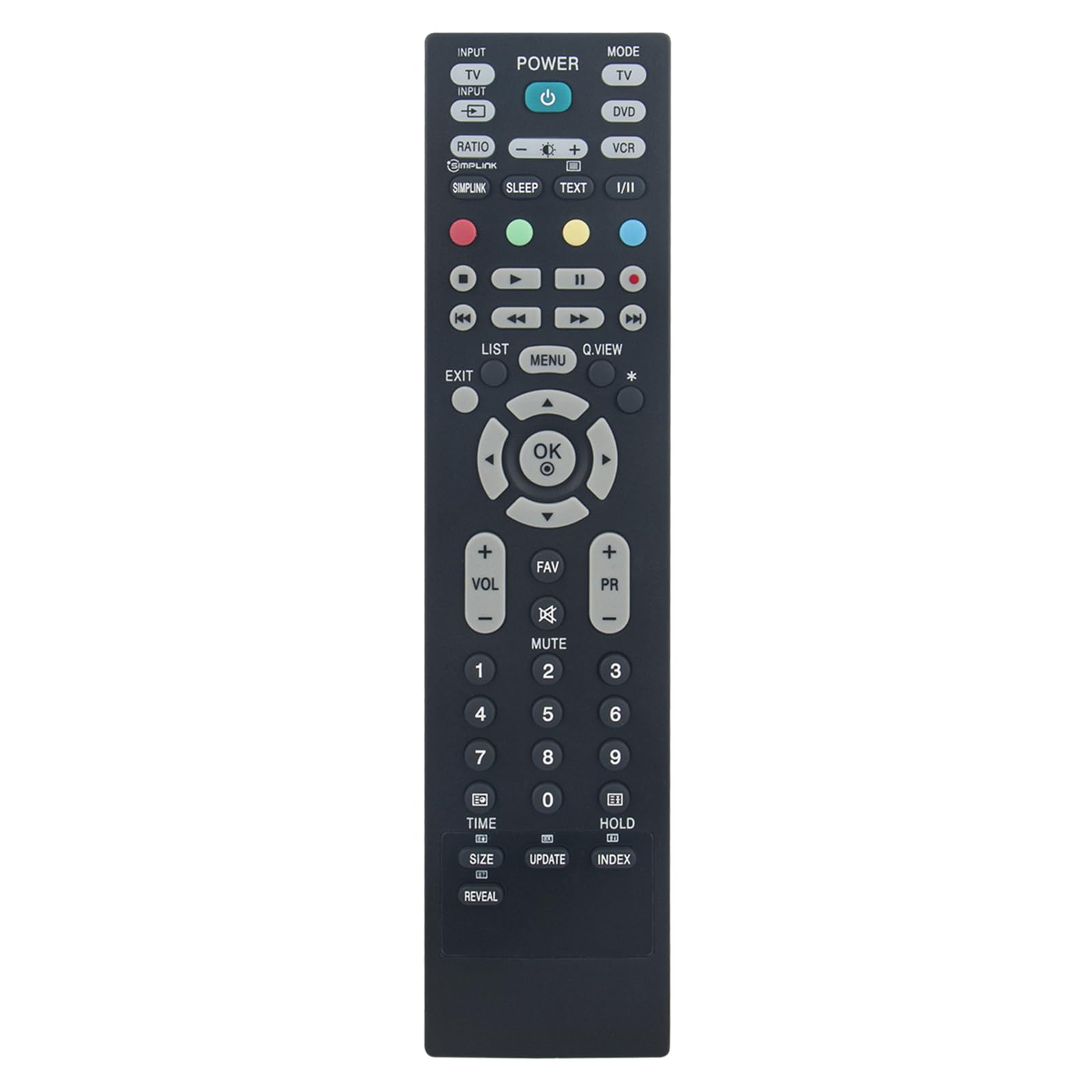 AULCMEET Replacement Remote Control MKJ39170805 Fit for LG LCD TV Plasma TV 32LC52-ZC 32LC52C-ZC 32LC53-ZA 32LC54-ZD 37LC51-ZA 37LC53-ZA 42LC51-ZA 42LC53-ZA 42LC54-ZD 26LC42-ZC 32LC42-ZC 37LC42-ZC