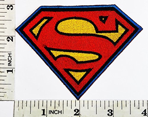 DC Comics superman TV Logo cartoon kid patch Symbol Jacket T-shirt Patch Sew Iron on Embroidered Sign Badge Costume