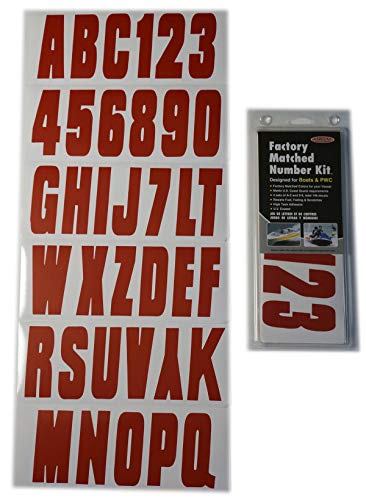 image for Hardline Products Series 350 Factory Matched 3-Inch Boat & PWC Registr