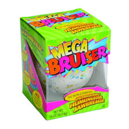Amazon Com Sconza Mega Bruiser Box Wrapped 16 0 Ounce Jawbreaker Grocery Gourmet Food