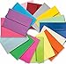 Assorted Multi Colors (100 Boxed) A2 Envelopes for 4-1/8 X 5-1/2 Response Cards, Thank You Invitation Announcement Shower - Astrobrights & More from The Envelope Gallery