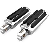 FootPegs,Highway Pegs Passenger Foot Pegs Compatible with Harley Softail Deluxe Fat Boy Heritage Sport Glide Softail Slim Street Bob Breakout Low Rider Models 2018-2023 Chrome