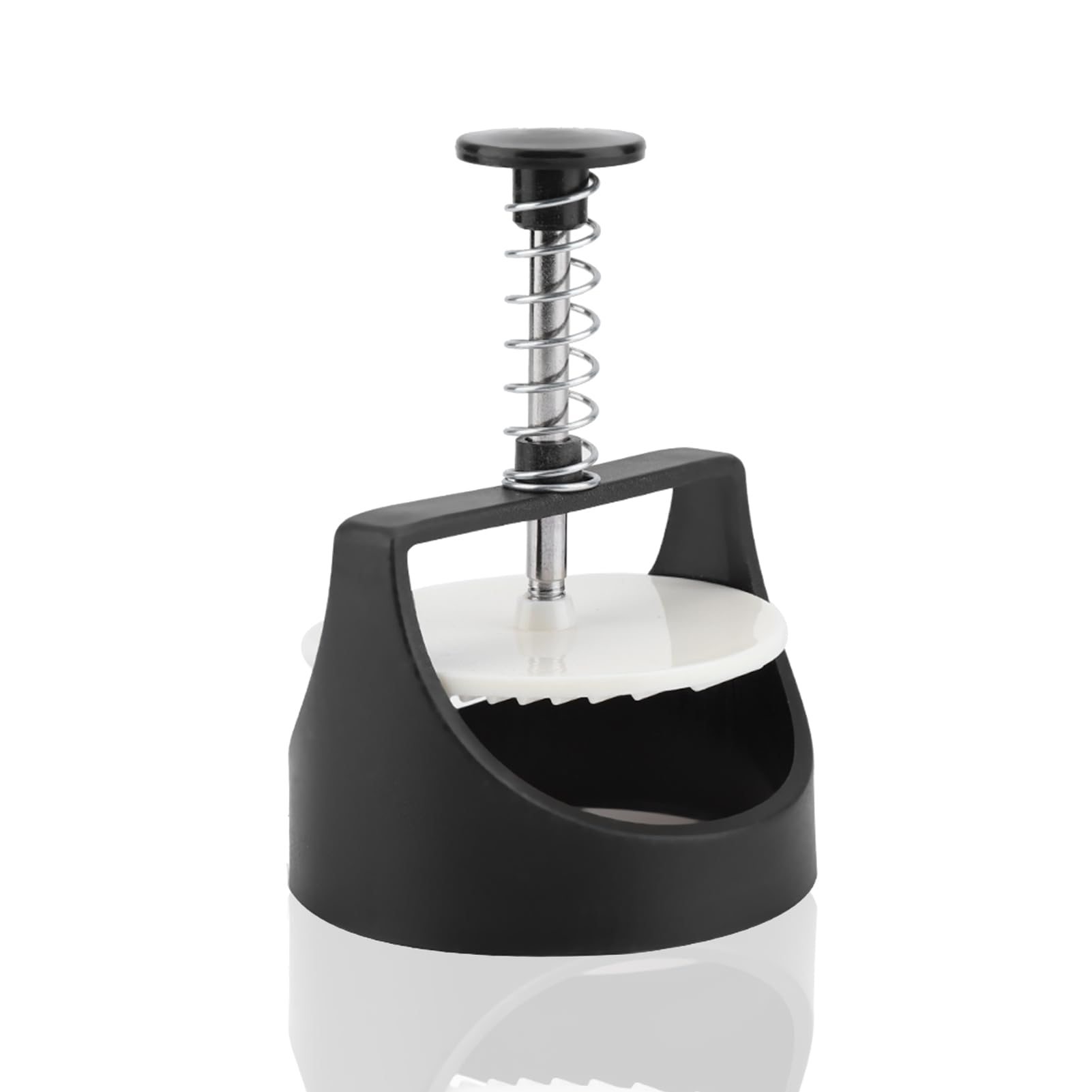 Burger Press Manual Plastic Burger Maker Non-Stick Hamburger Press Homemade Burger Maker Meat Press Cooking Tool for Kitchen Restaurant, 4.1x6.3inch