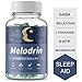 Melodrin - Natural Sleep Aid Supplement with GABA, Melatonin, 5 HTP, Magnesium & L Theanine. 60 Vegan Capsules. Insomnia Relief, Non Habit Forming Pills.
