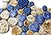 Glazed Blue Mosaic Ceramic Pebble Porcelain Tile Swimming Pool Bath Shower Wall Flooring Tile TSTGPT001 (4 x 6 Inches Sample)