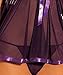 IWISHME Women Plus Size Sequin Sexy Babydoll Lingeries (2XL=US Size XL, Purple)