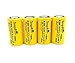 IMR 18350 Lithium Rechargeable Battery 1500mAh 3.7V 30A High Drain Flat Top (4pcs Real Capacity 700mah)