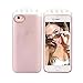 iPhone 6 6S 7 LED Selfie Case, WaterLuu LED Illuminated Phone Case for iPhone 7/6s/6(4.7inch), LED Light Up Luminous Phone Case with Soft Lights &Touch Key-Press for Great Selfie&Make up (Rose Gold)