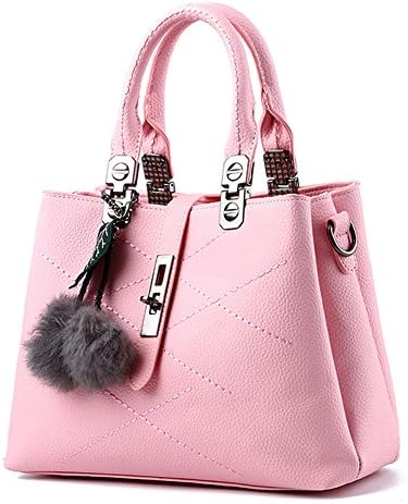 HeyKiss Lady Classical Sweet Elegant Fashion Luxury Handbag(Pink)