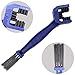 LeBoLike Durable Motorcycle & Bike Chain & Gears Maintenance Cleaning Brush Cleaner Tools - (Blue)