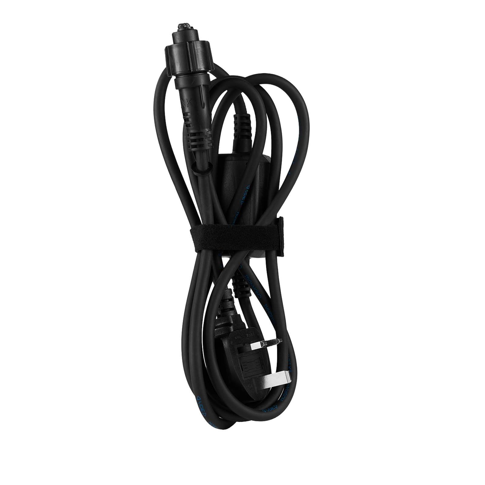 WeRChristmas PRO Series 2m Black Starter Cable - Powers up to 20,000 LEDs