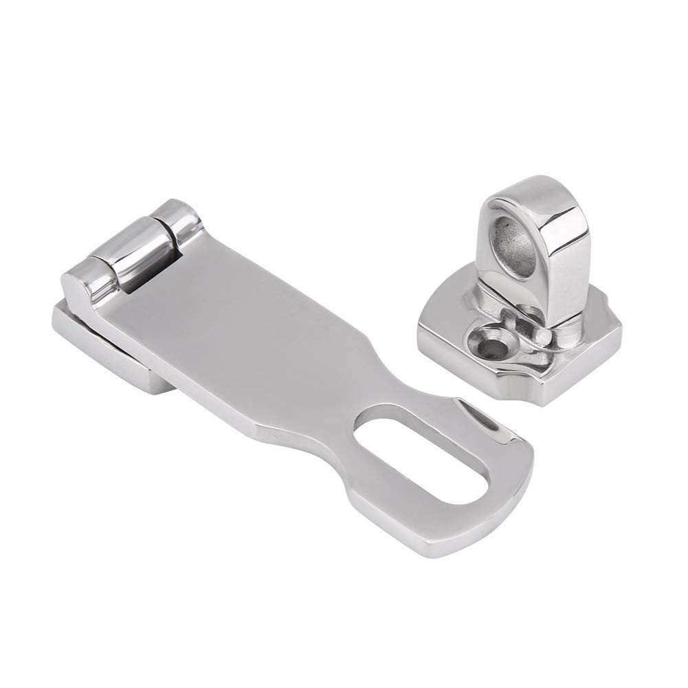 Qiilu Marine Locker Latch Clamp 2Pcs Marine Boat Hatch Fastener Anti-Rattle Clamp Stainless Steel