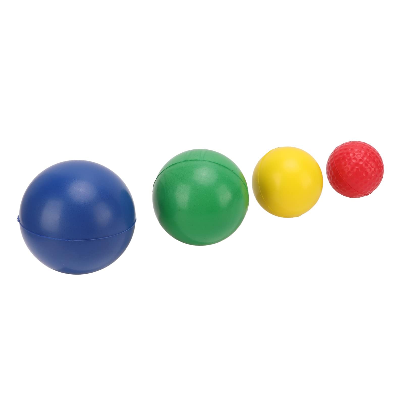 4PCS Hand Exercise Ball Sponge Piano Training Balls Muscle Squeeze Balls with Different Szes for Stress Relief